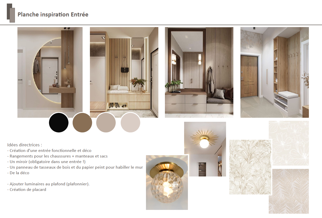 Planche Inspiration Entrée
